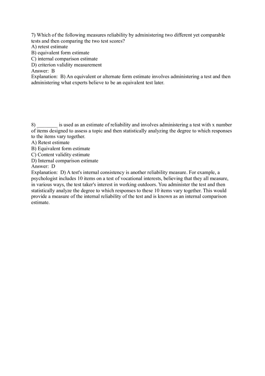 Employee Testing and Selection Test Answer Key Part 1 - Page 4