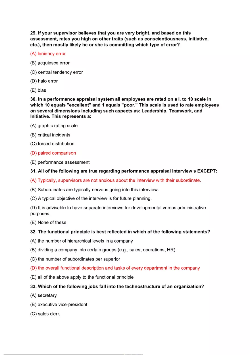Organizational Psychology Review Questions Part 1 - Page 7