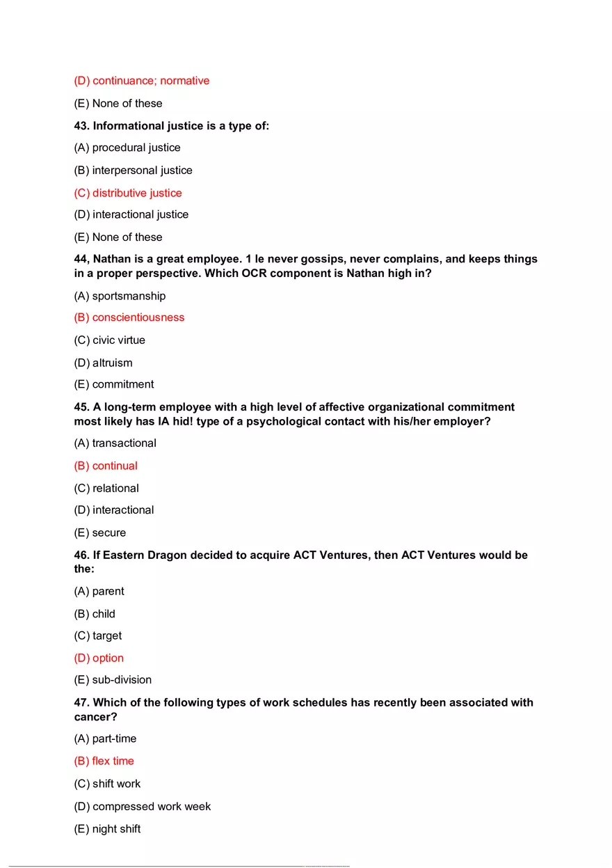 Organizational Psychology Review Questions Part 1 - Page 10