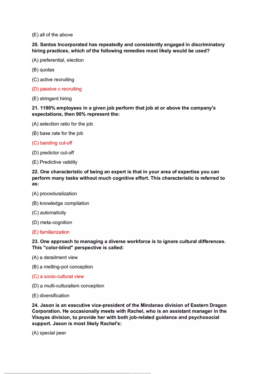 Organizational Psychology Review Questions Part 1 - Page 5