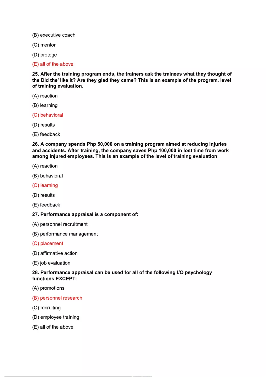 Organizational Psychology Review Questions Part 1 - Page 6