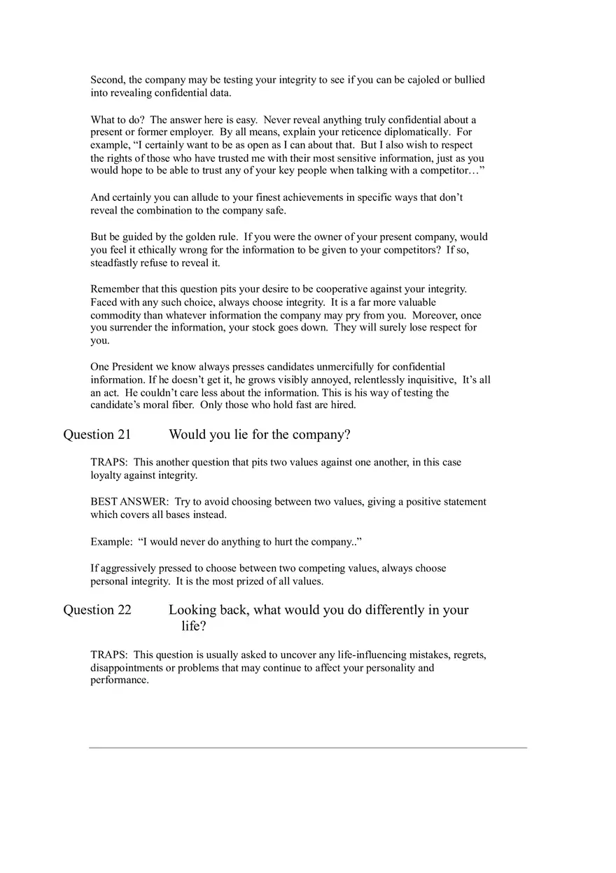 64 Toughest Interview Questions Part 2 - Page 8