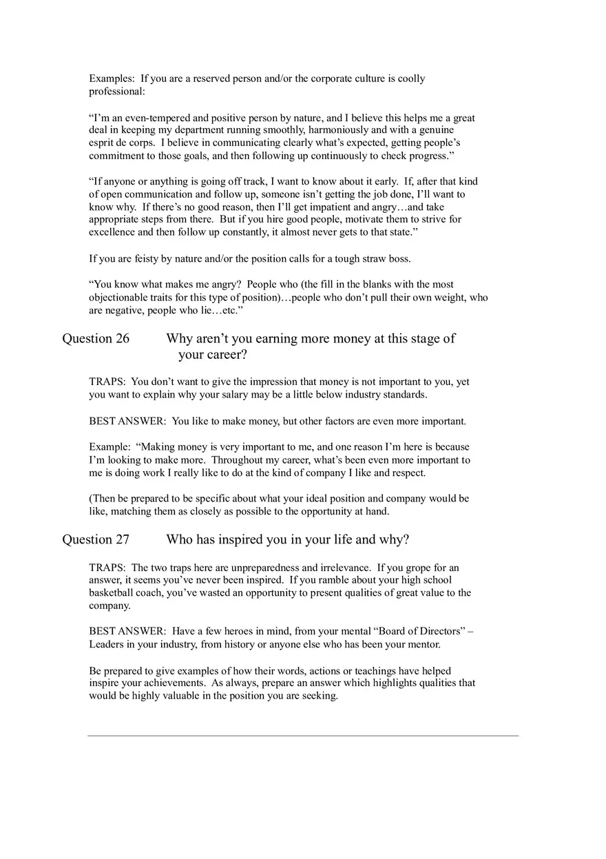 64 Toughest Interview Questions Part 2 - Page 10