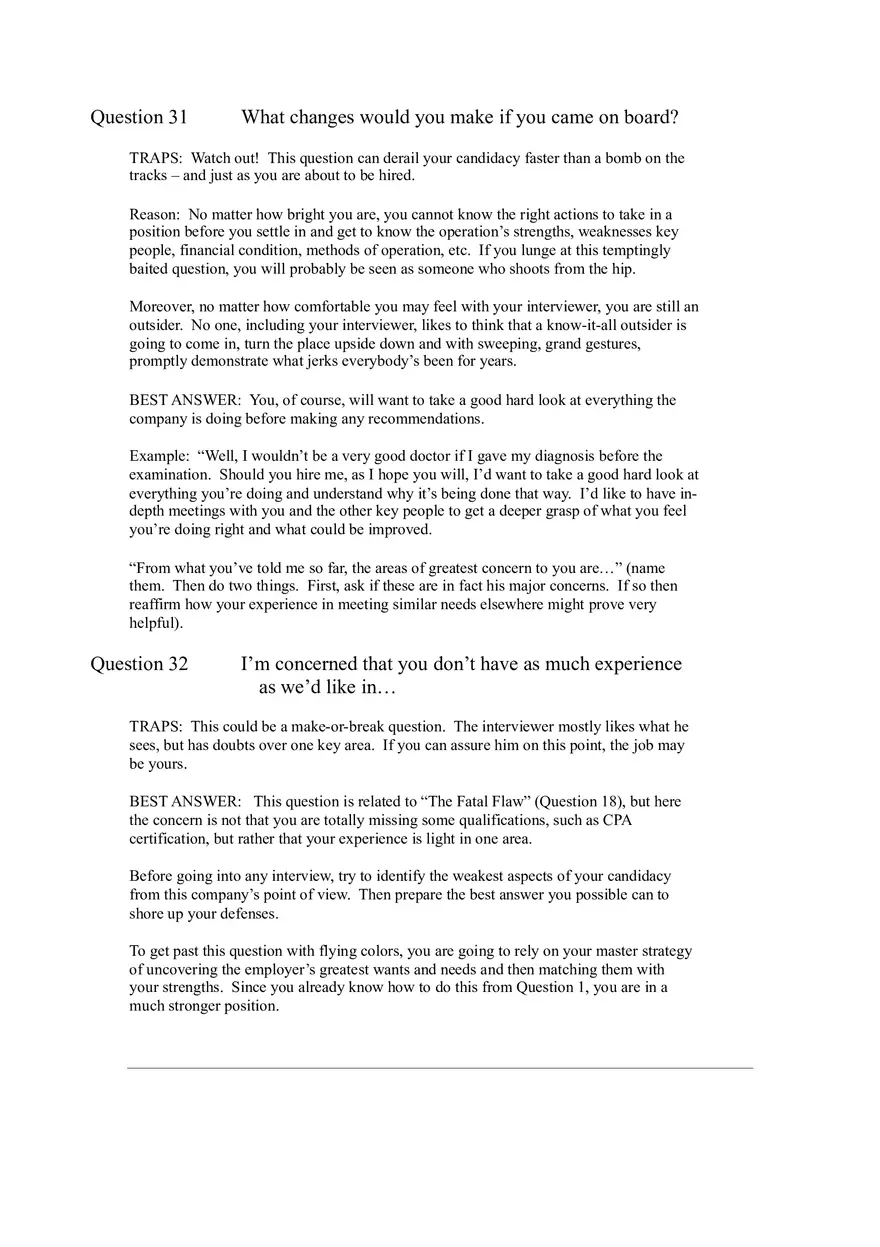 64 Toughest Interview Questions Part 2 - Page 12