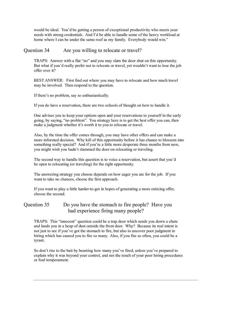 64 Toughest Interview Questions Part 2 - Page 14