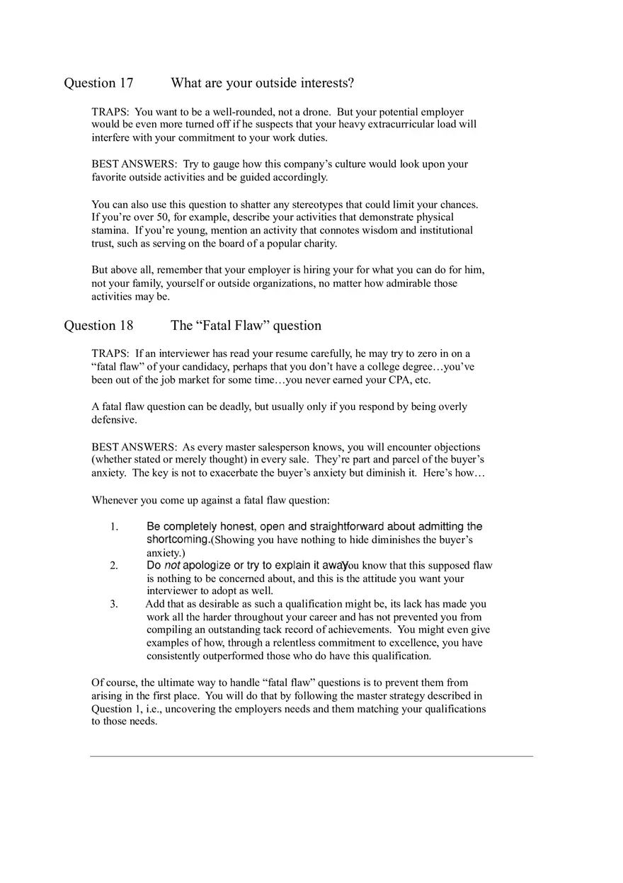 64 Toughest Interview Questions Part 2 - Page 2