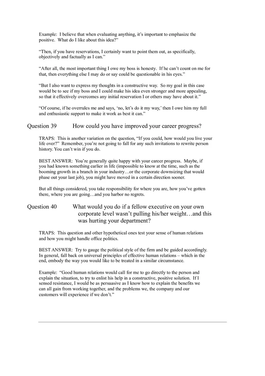 64 Toughest Interview Questions Part 2 - Page 5