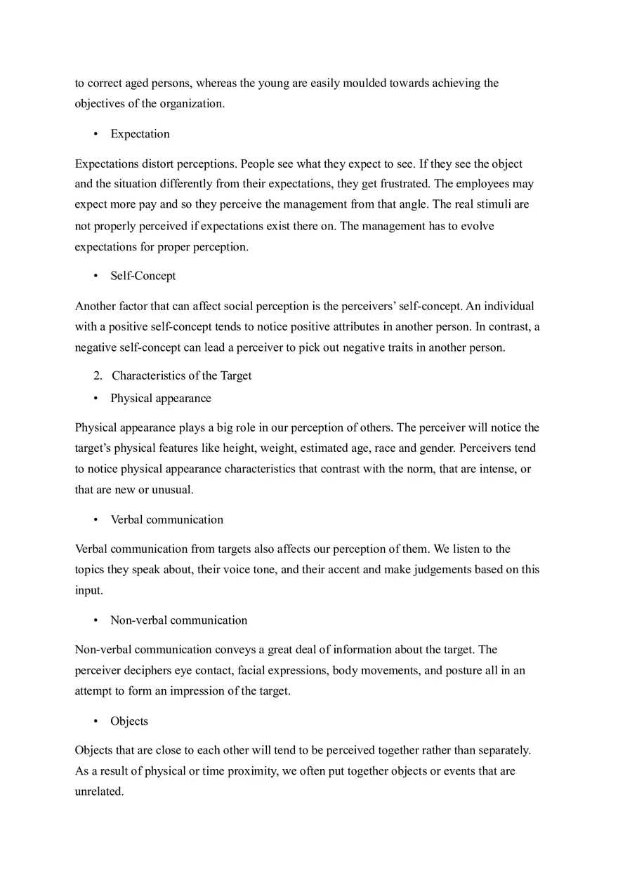 Factors Influencing Perception - Page 2
