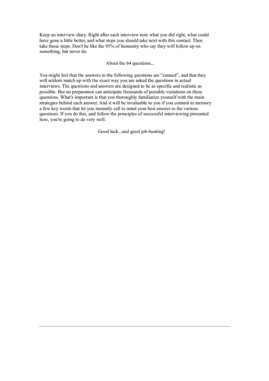 64 Toughest Interview Questions Part 1 - Page 2
