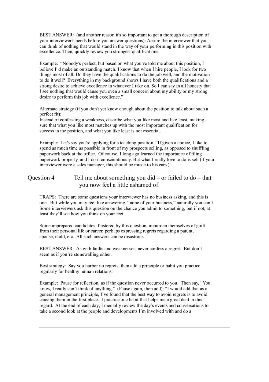 64 Toughest Interview Questions Part 1 - Page 6