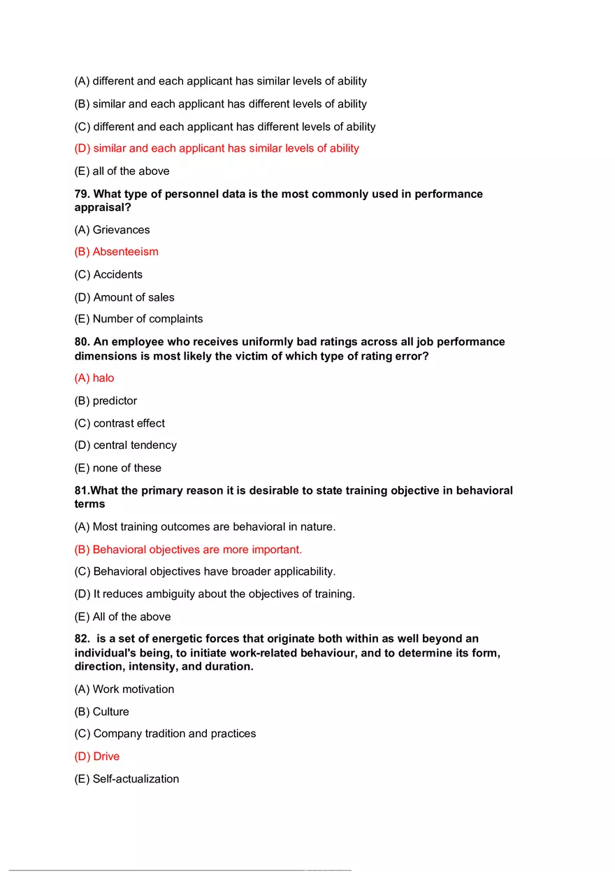 Organizational Psychology Review Questions Part 2 - Page 8