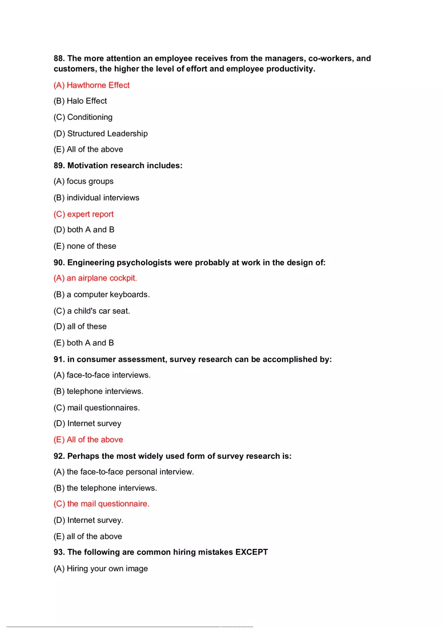 Organizational Psychology Review Questions Part 2 - Page 10