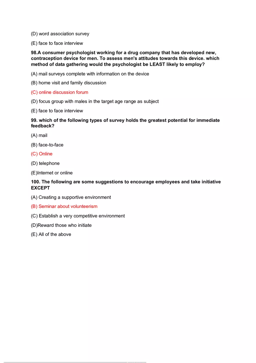 Organizational Psychology Review Questions Part 2 - Page 3