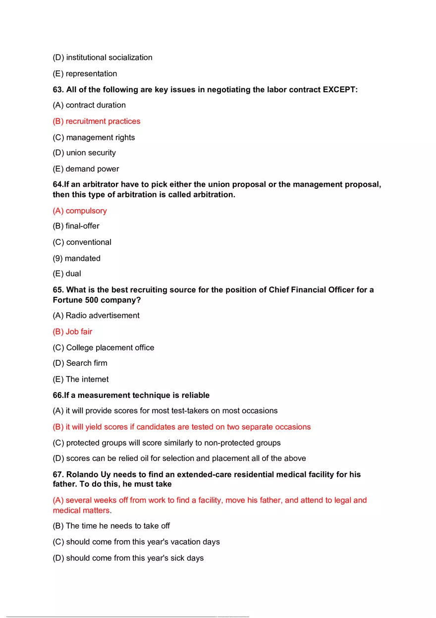Organizational Psychology Review Questions Part 2 - Page 5