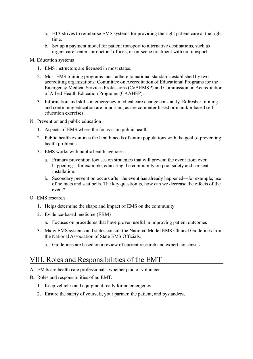 Emergency Medical Technician (EMT) Overview - Page 7