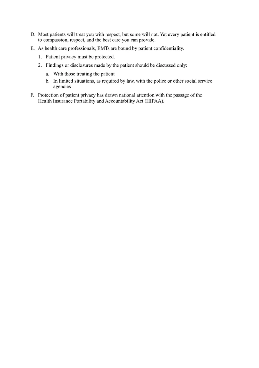 Emergency Medical Technician (EMT) Overview - Page 9