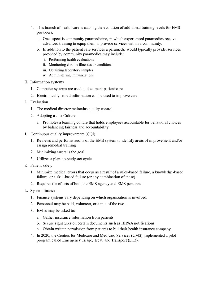 Emergency Medical Technician (EMT) Overview - Page 6