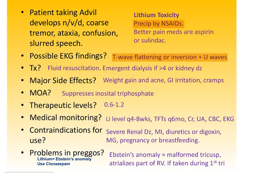 High Yield Psychiatry Shelf Exam Review Notes Part 2 - Page 4