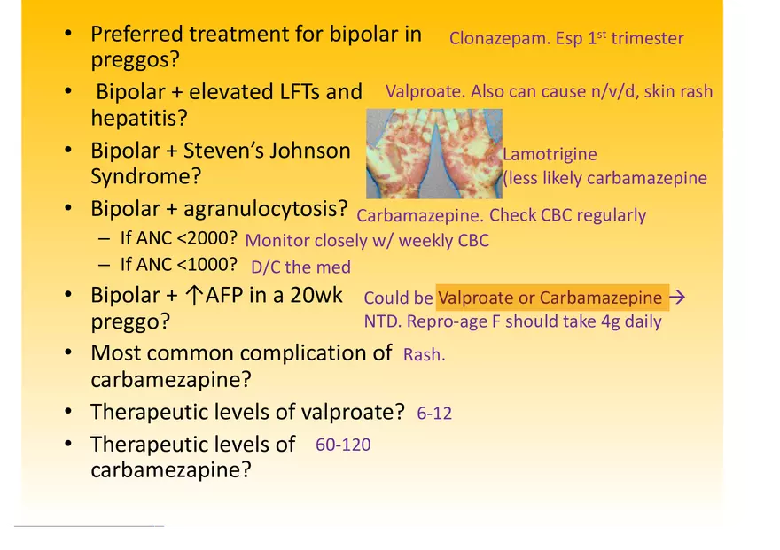 High Yield Psychiatry Shelf Exam Review Notes Part 2 - Page 5