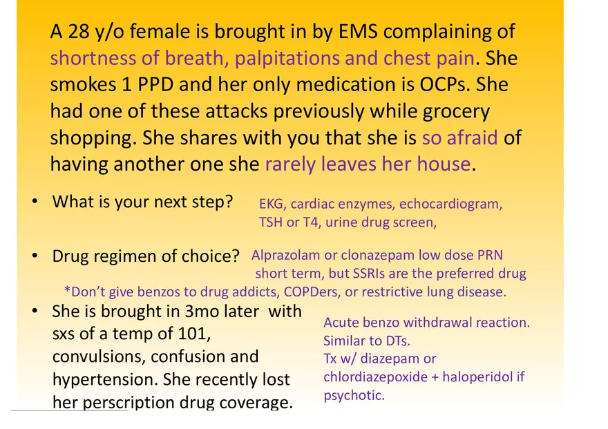 High Yield Psychiatry Shelf Exam Review Notes Part 2 - Page 6