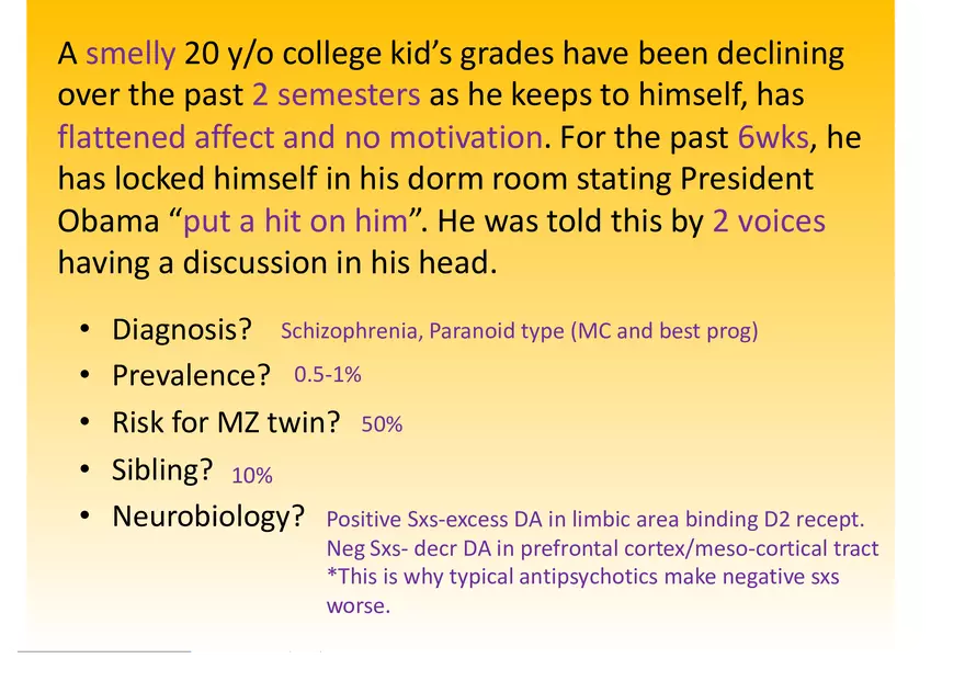 High Yield Psychiatry Shelf Exam Review Notes Part 1 - Page 2
