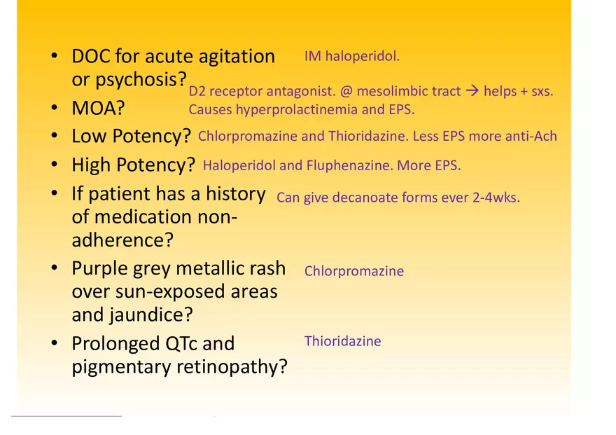 High Yield Psychiatry Shelf Exam Review Notes Part 1 - Page 5