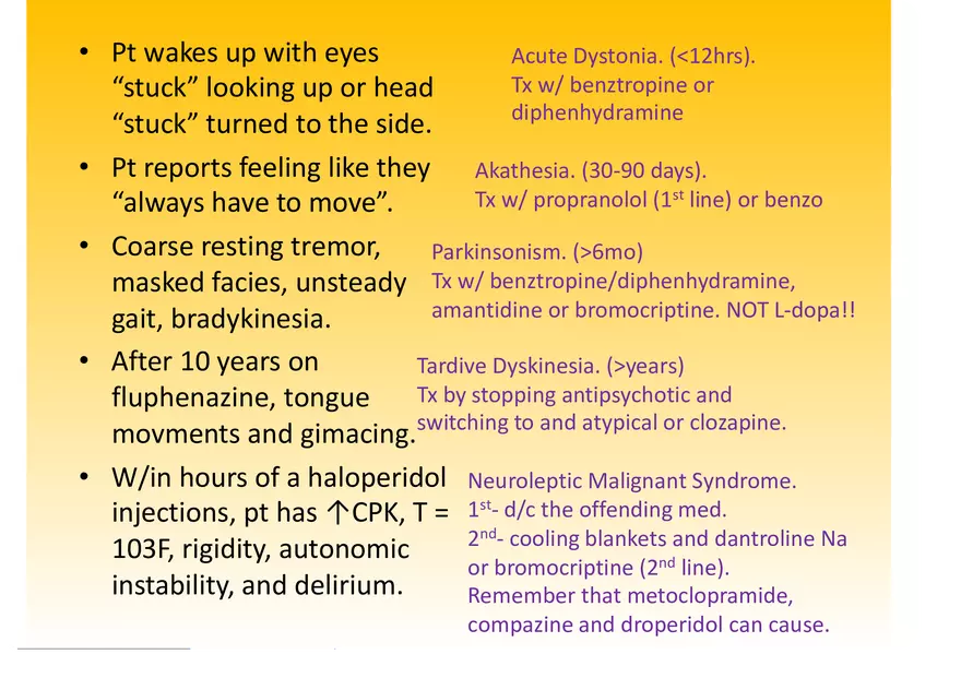 High Yield Psychiatry Shelf Exam Review Notes Part 1 - Page 6