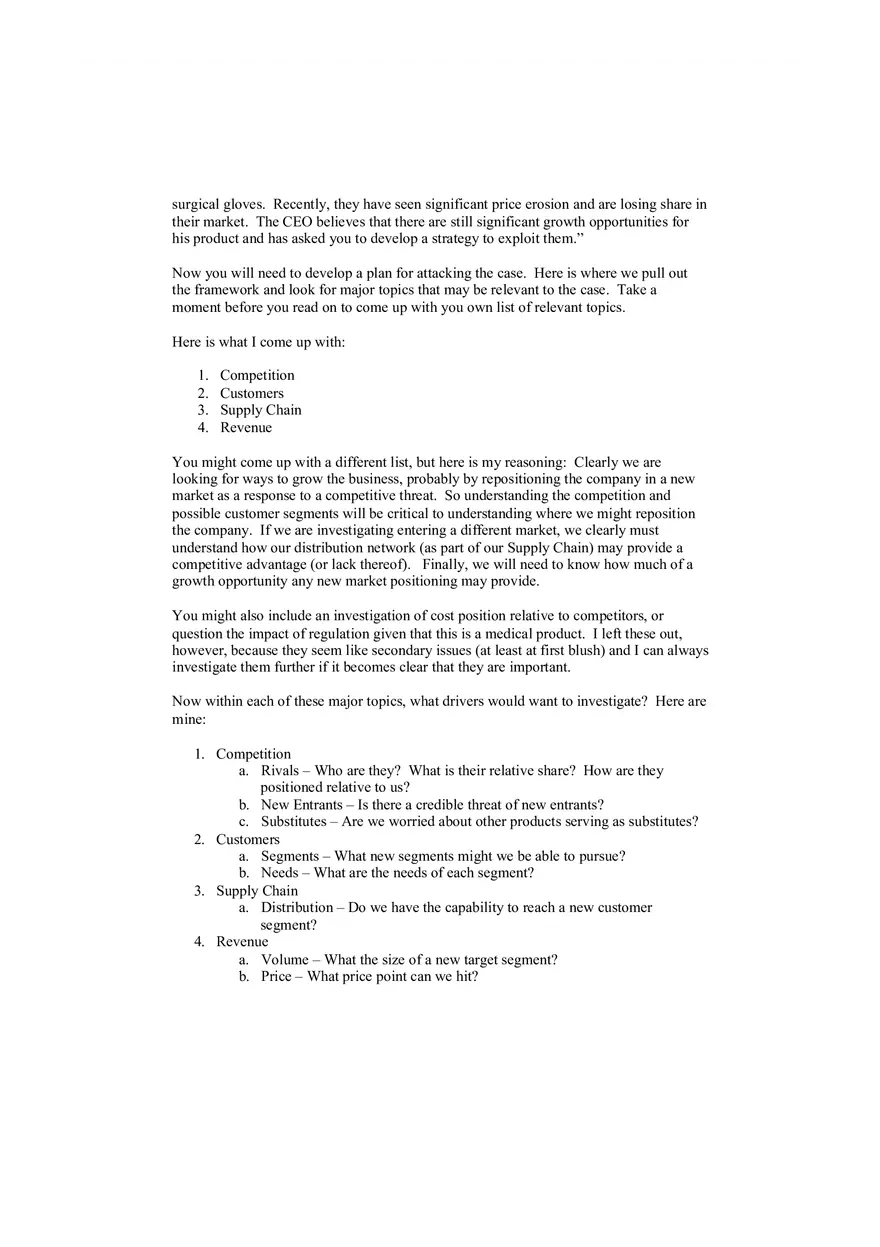 What Interviewers Want - Management Consulting - Page 7