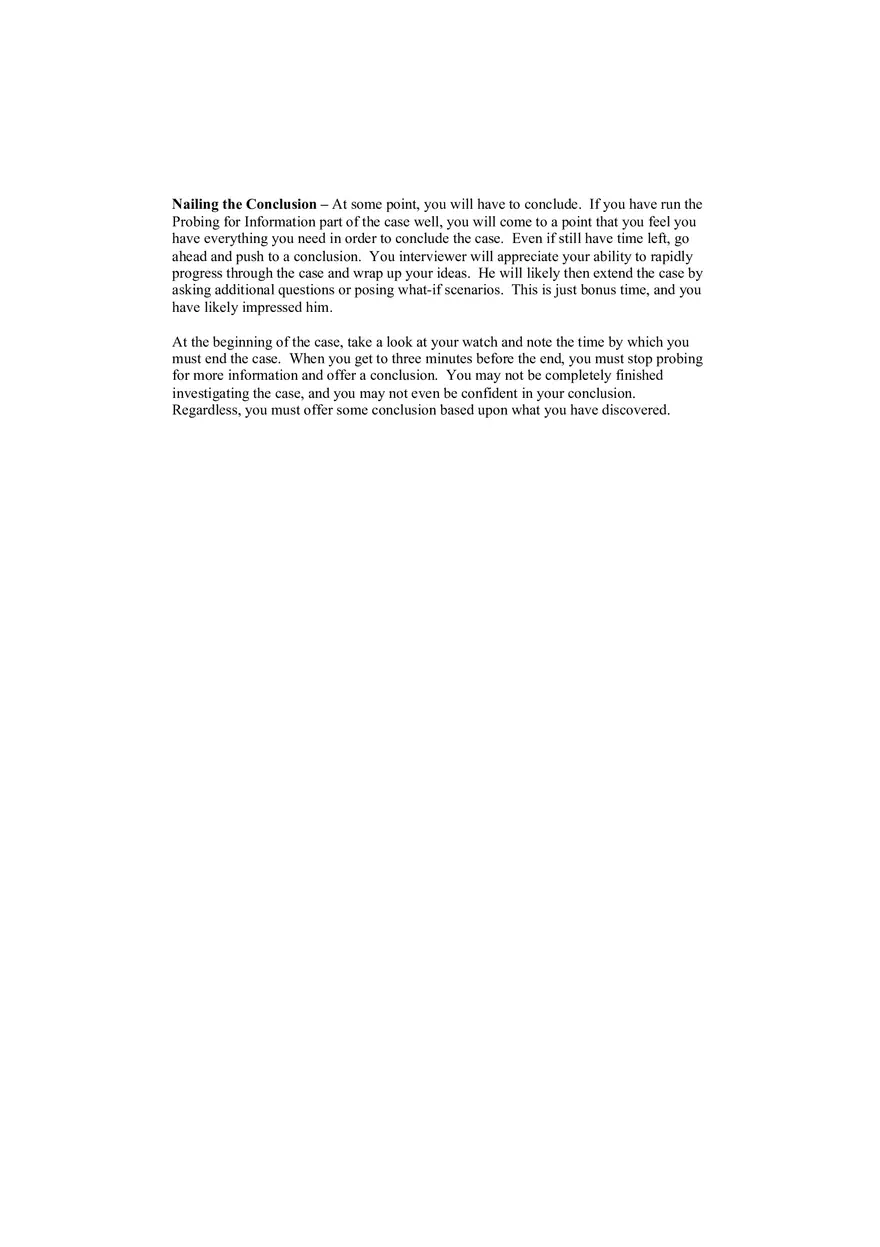 What Interviewers Want - Management Consulting - Page 10