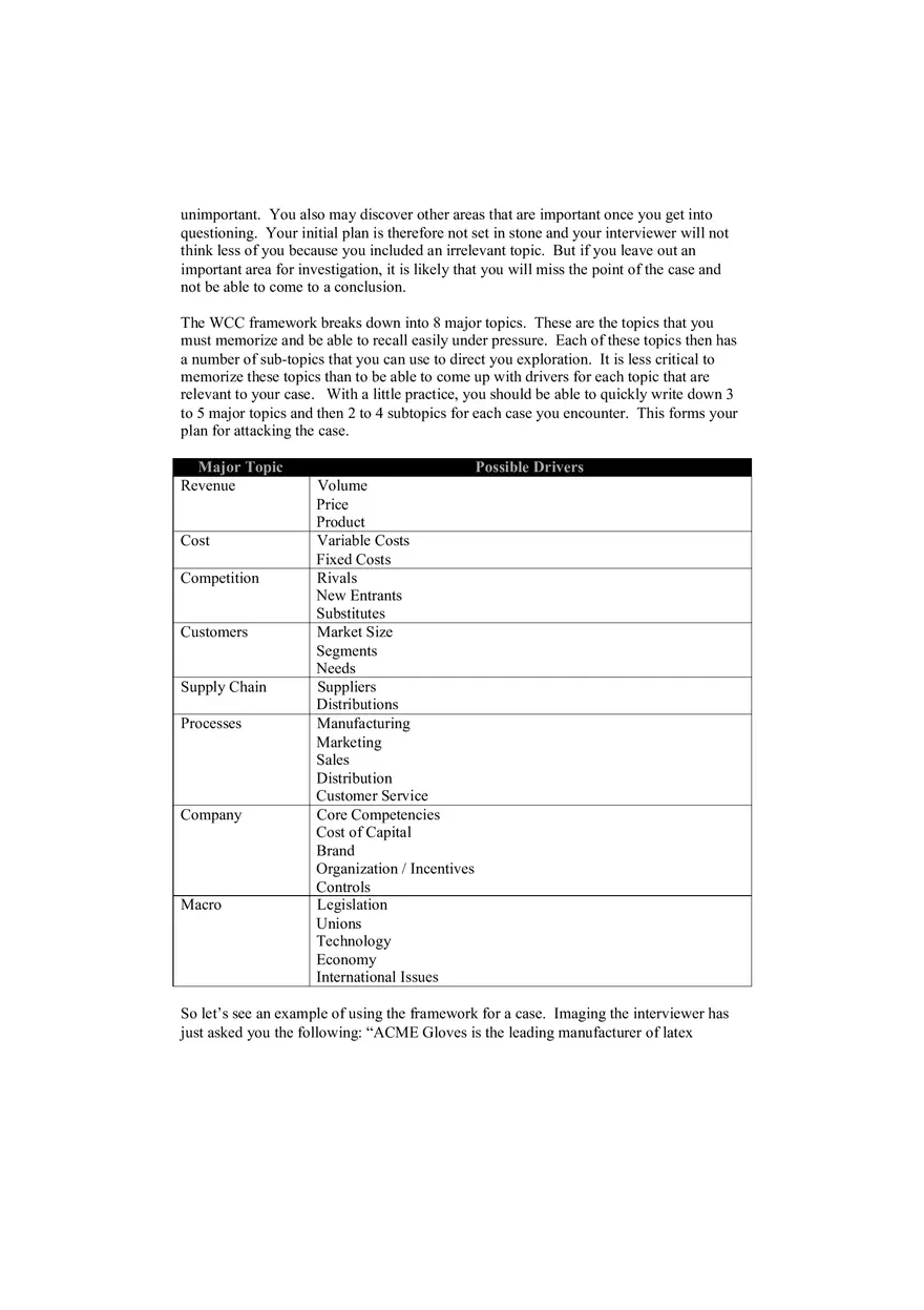 What Interviewers Want - Management Consulting - Page 6
