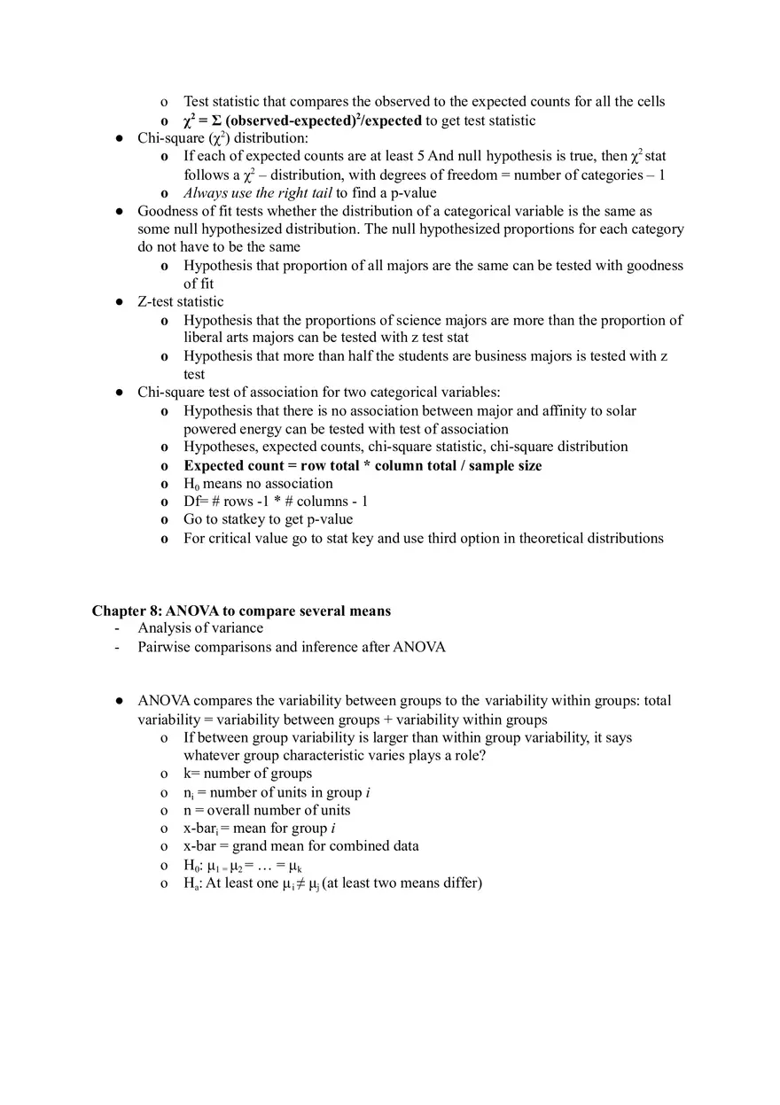 Elementary Statistics - Collecting Data Study Guide - Page 7