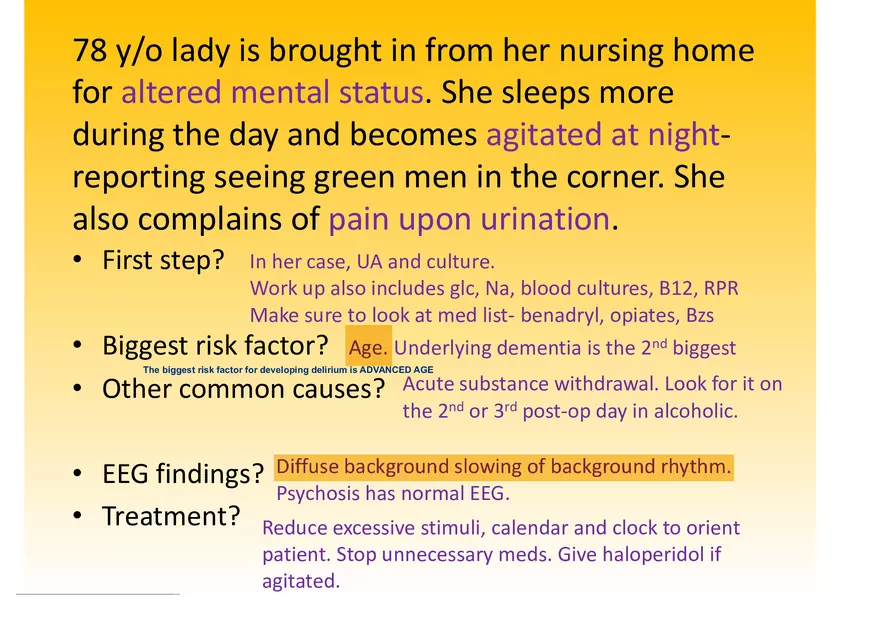High Yield Psychiatry Shelf Exam Review Notes Part 3 - Page 7
