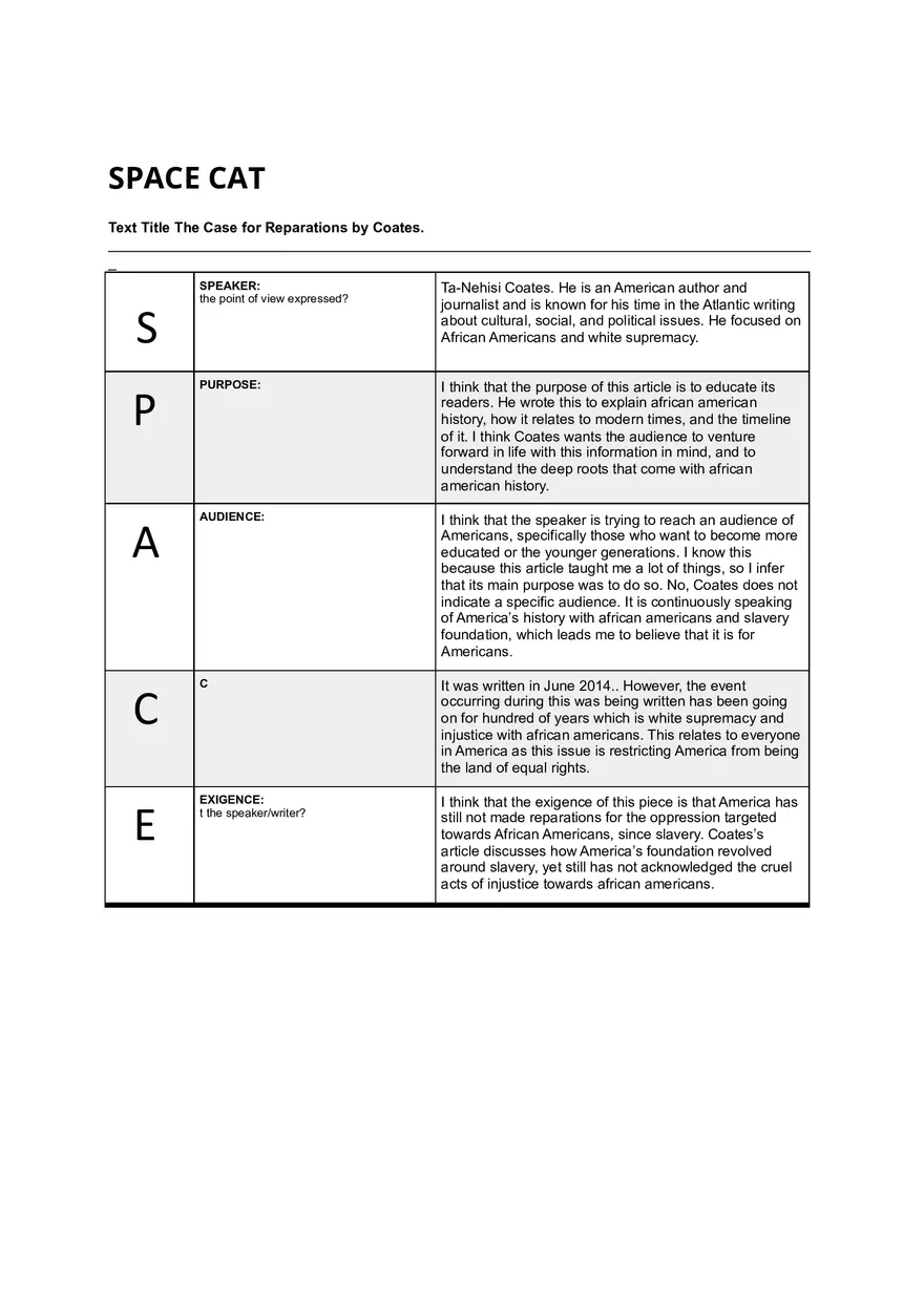 Spacecat Worksheet Coates - Page 1