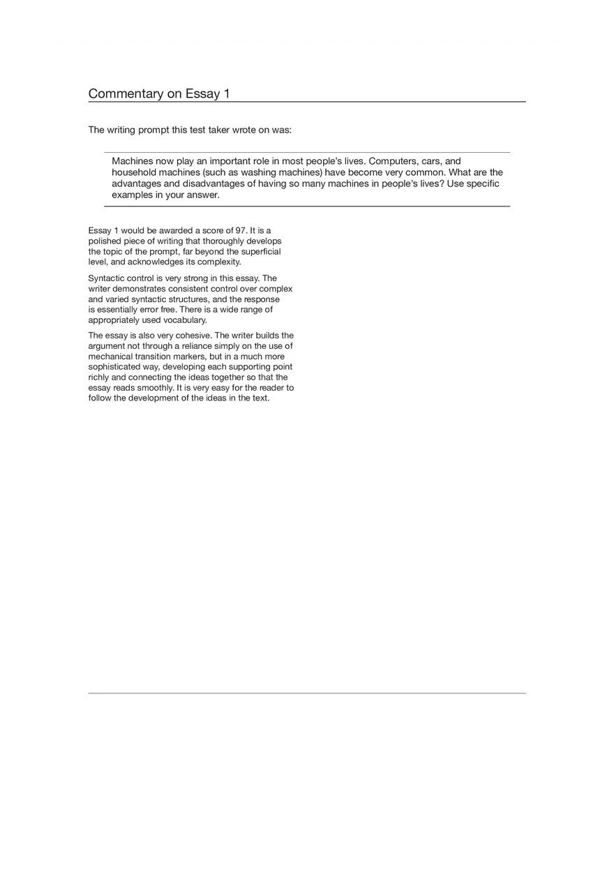 10 Essay Samples with Commentary - Page 2