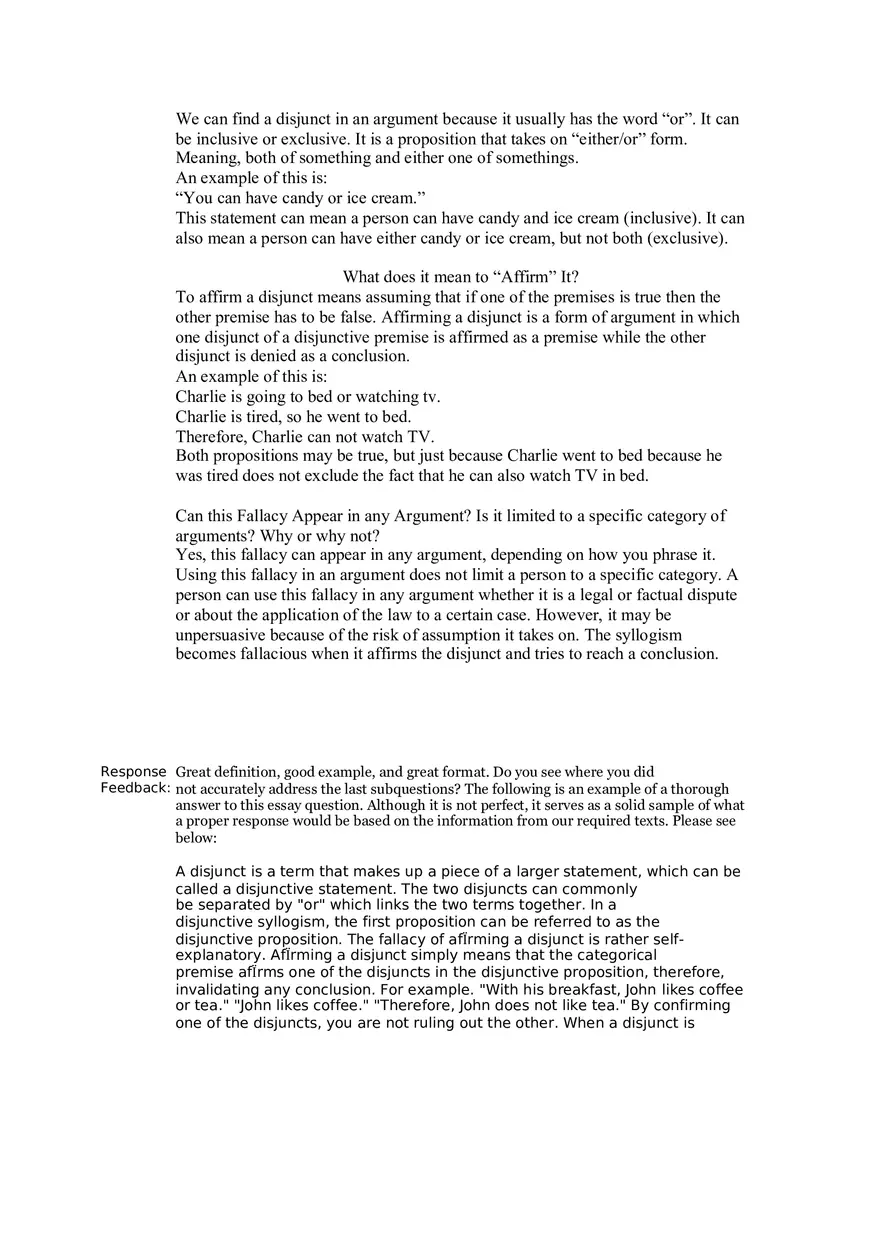 Categorical Syllogisms and Logical Fallacies Answer Key - Page 4