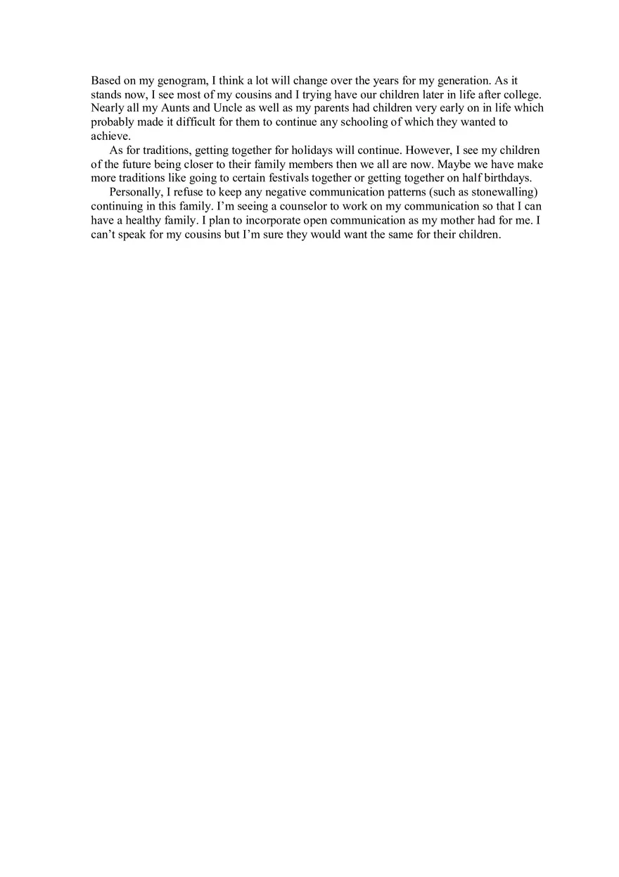 Genogram Assignment - Page 4