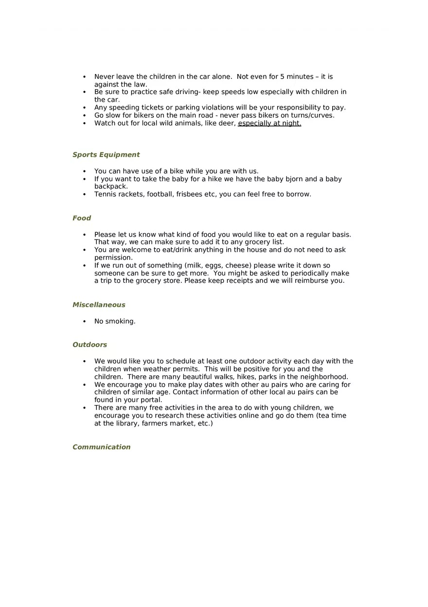 House Rules and Expectations for Smith Family Members - Page 4