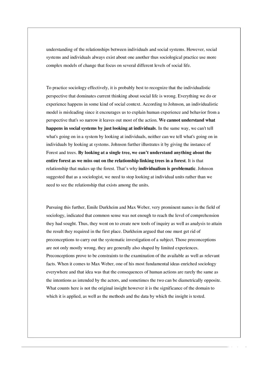 What is Sociological Thinking Assignment - Page 3