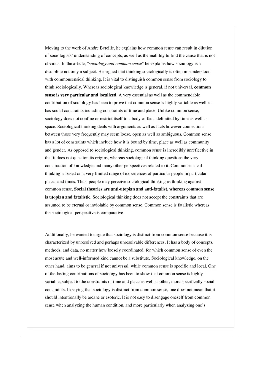 What is Sociological Thinking Assignment - Page 4