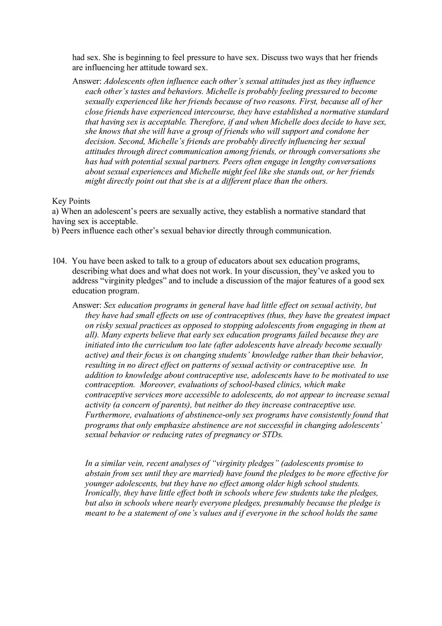 Practice Test - Sexuality Part 2 - Page 13