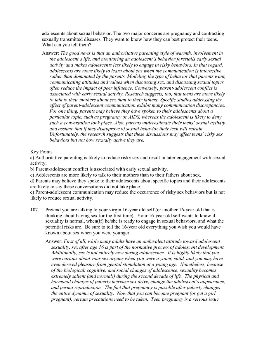 Practice Test - Sexuality Part 2 - Page 4