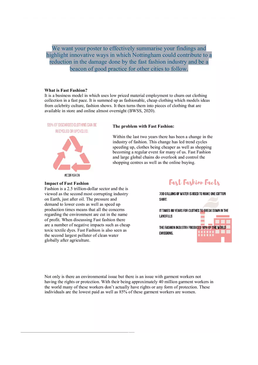 Fast Fashion Notes - Page 1