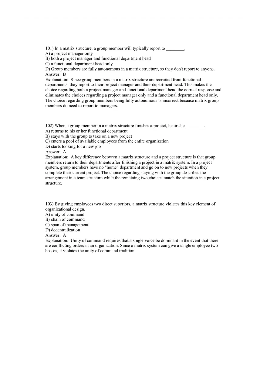 Fundamentals of Management - Organizational Structure and Design Part 4 - Page 9