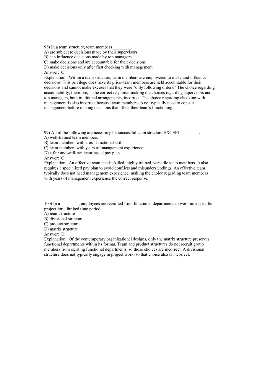Fundamentals of Management - Organizational Structure and Design Part 4 - Page 2