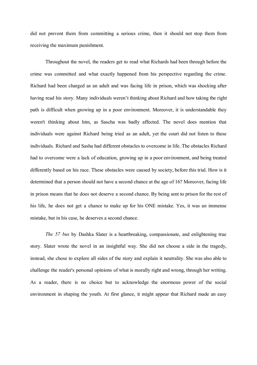 The 57 Bus Response Paper - Page 3