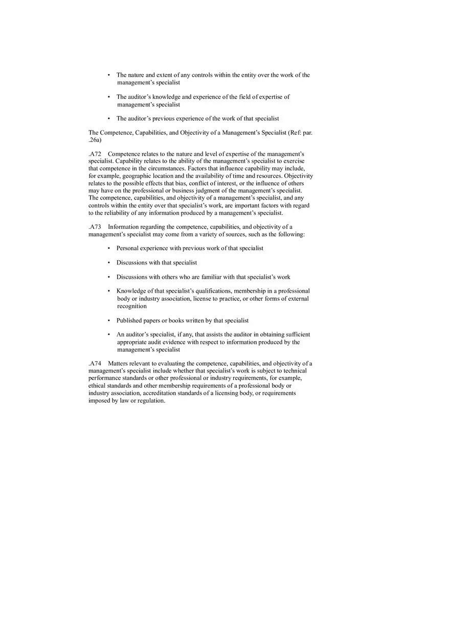 Statement on Auditing Standards, Audit Evidence (Study Guide Part 3) - Page 11