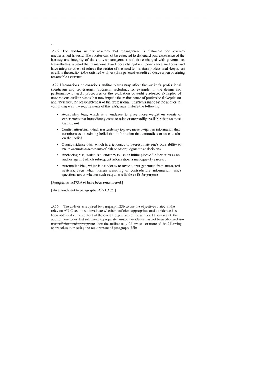Statement on Auditing Standards, Audit Evidence (Study Guide Part 3) - Page 2