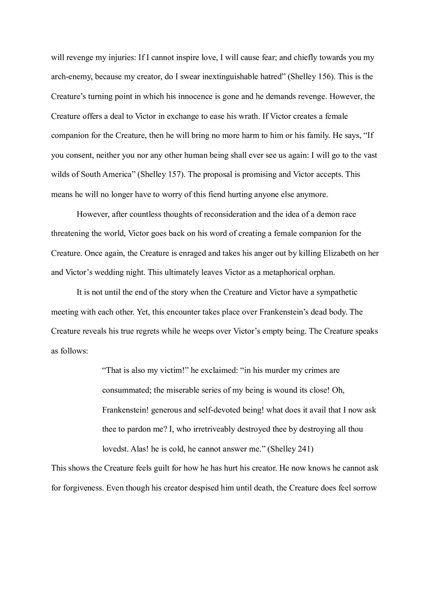 Frankenstein Research Paper - Page 4