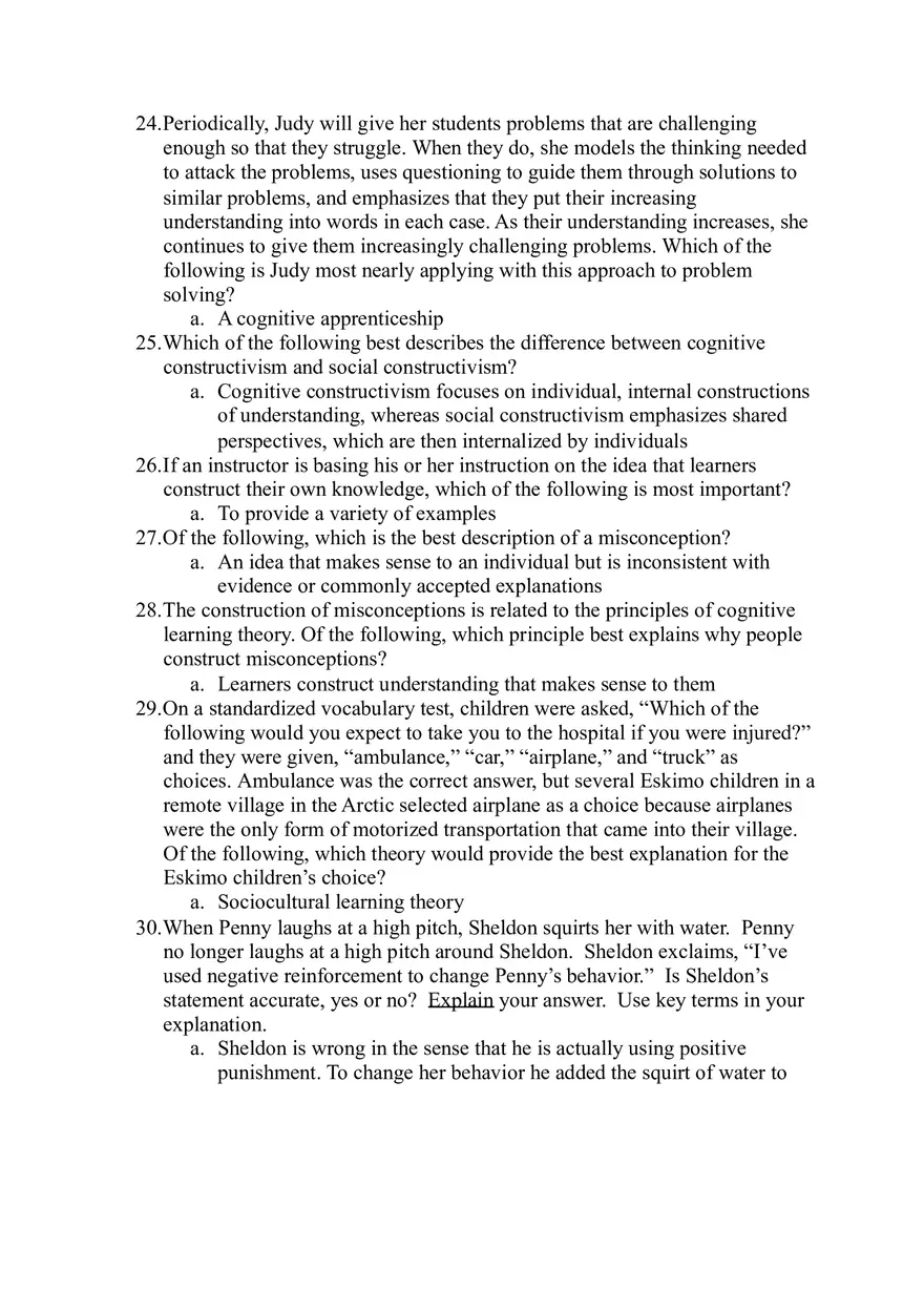 Memory Systems and Aligned Instruction in Learning Study Guide - Page 18