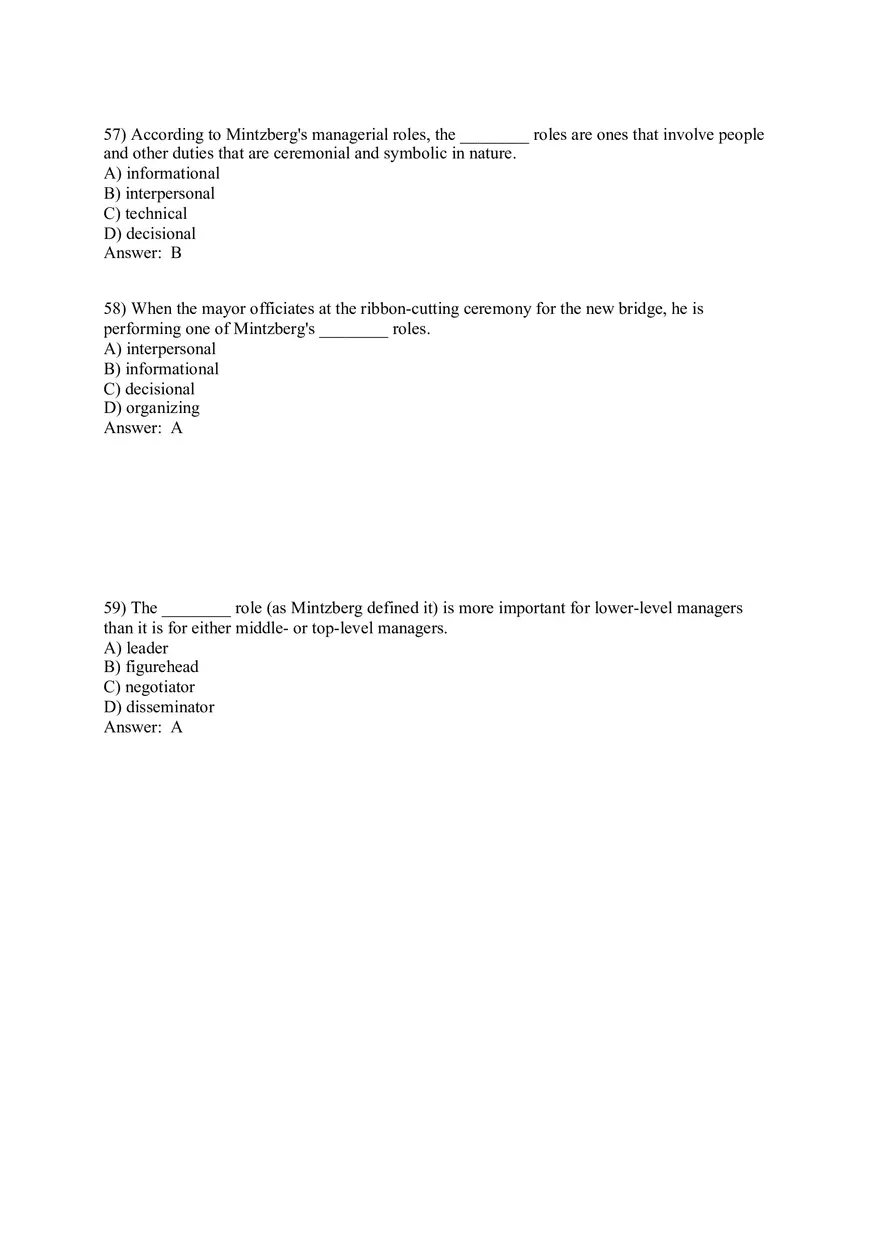 Managers and You in the Workplace Answer Key Part 2 - Page 7